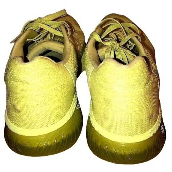 ASICS =T888N-KENUN WOMENS YELLOW MESH ATHLETIC RUNNING SNEAKER SHOES SIZE 9 - Picture 5 of 7